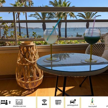 "Le Palmier Dore", Cosy T3 A 3 Minutes A Pied Des Plages, Parking Et Clim Sanary-sur-Mer Dış mekan fotoğraf
