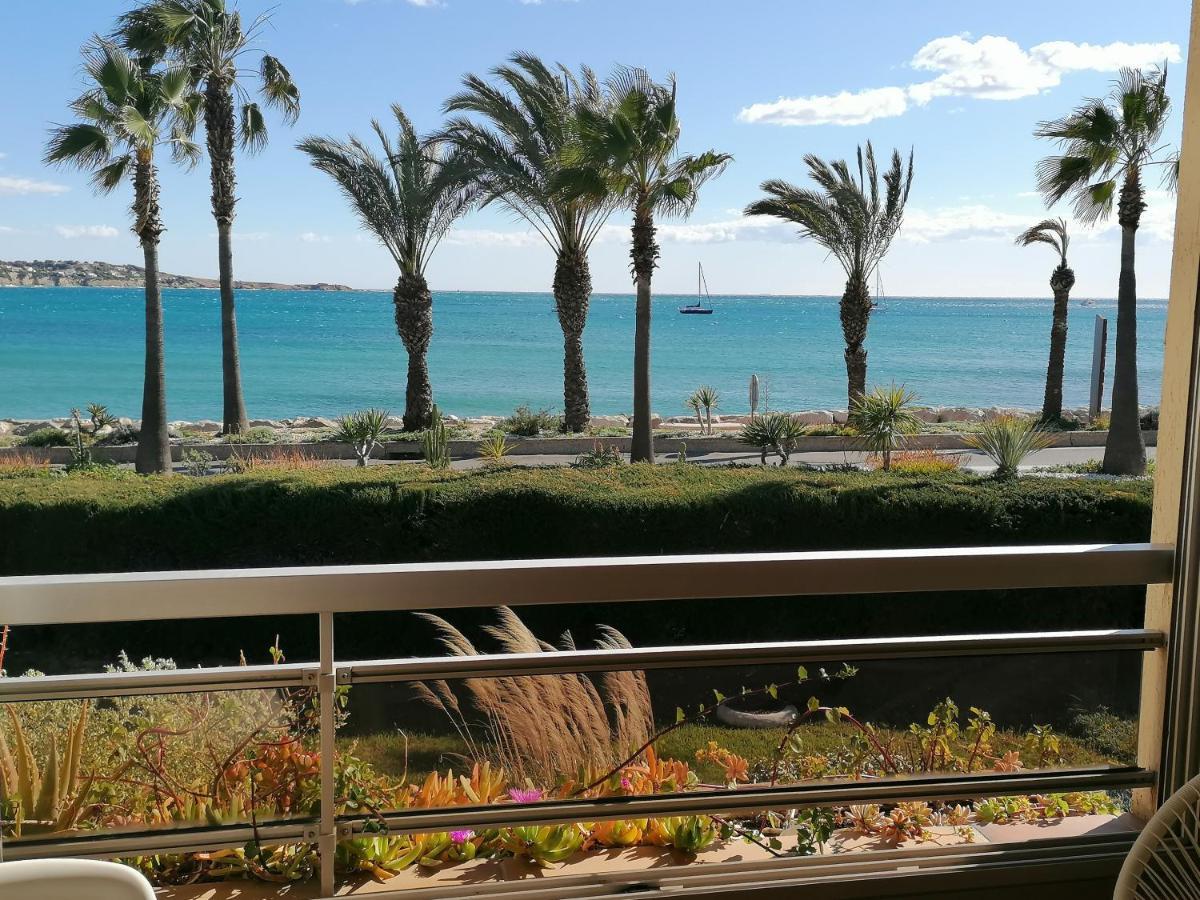"Le Palmier Dore", Cosy T3 A 3 Minutes A Pied Des Plages, Parking Et Clim Sanary-sur-Mer Dış mekan fotoğraf