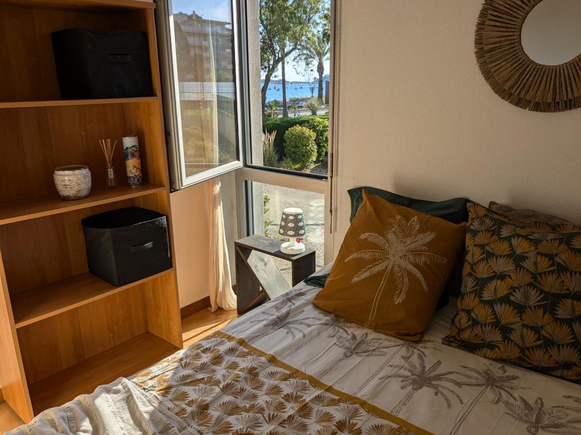 "Le Palmier Dore", Cosy T3 A 3 Minutes A Pied Des Plages, Parking Et Clim Sanary-sur-Mer Dış mekan fotoğraf