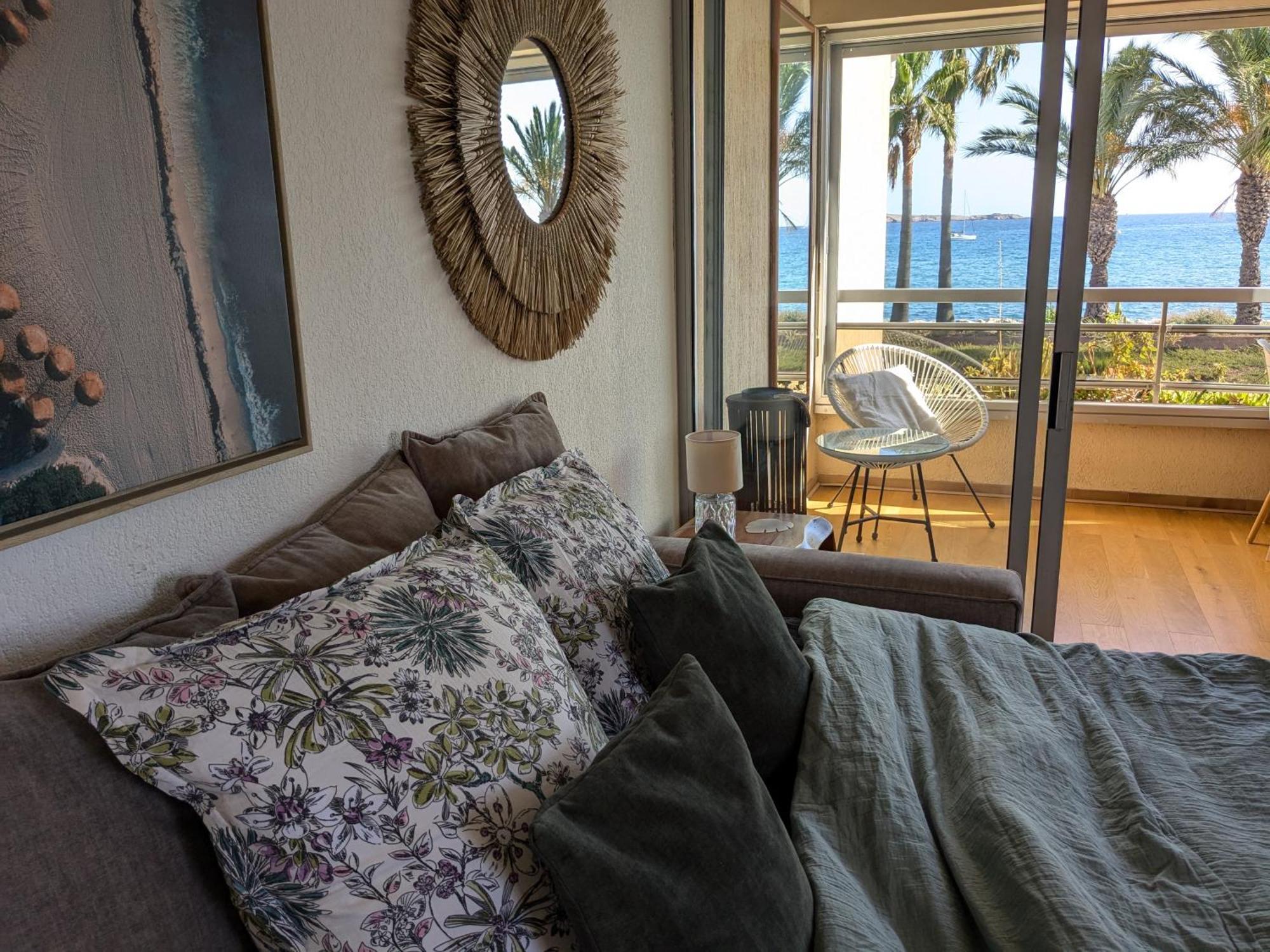 "Le Palmier Dore", Cosy T3 A 3 Minutes A Pied Des Plages, Parking Et Clim Sanary-sur-Mer Dış mekan fotoğraf